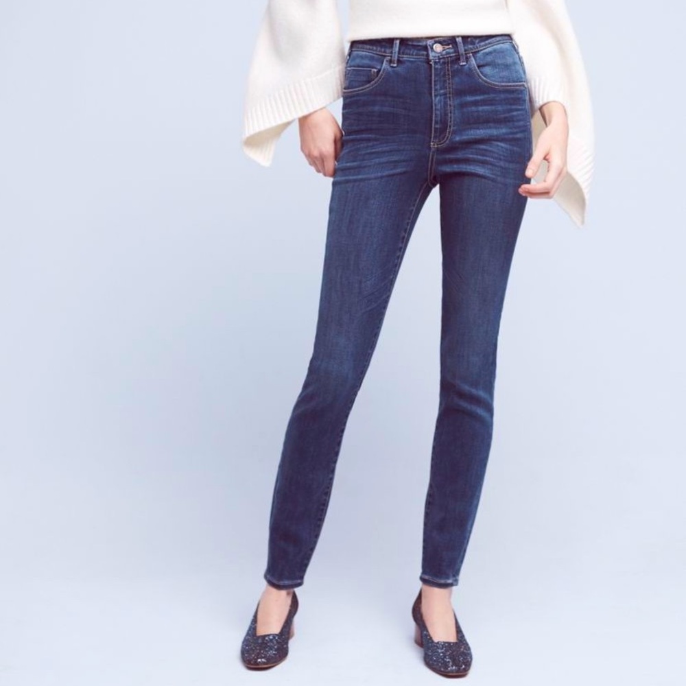 Anthropologie Pilcro Superscript Ultra High-Waisted Skinny Jeans